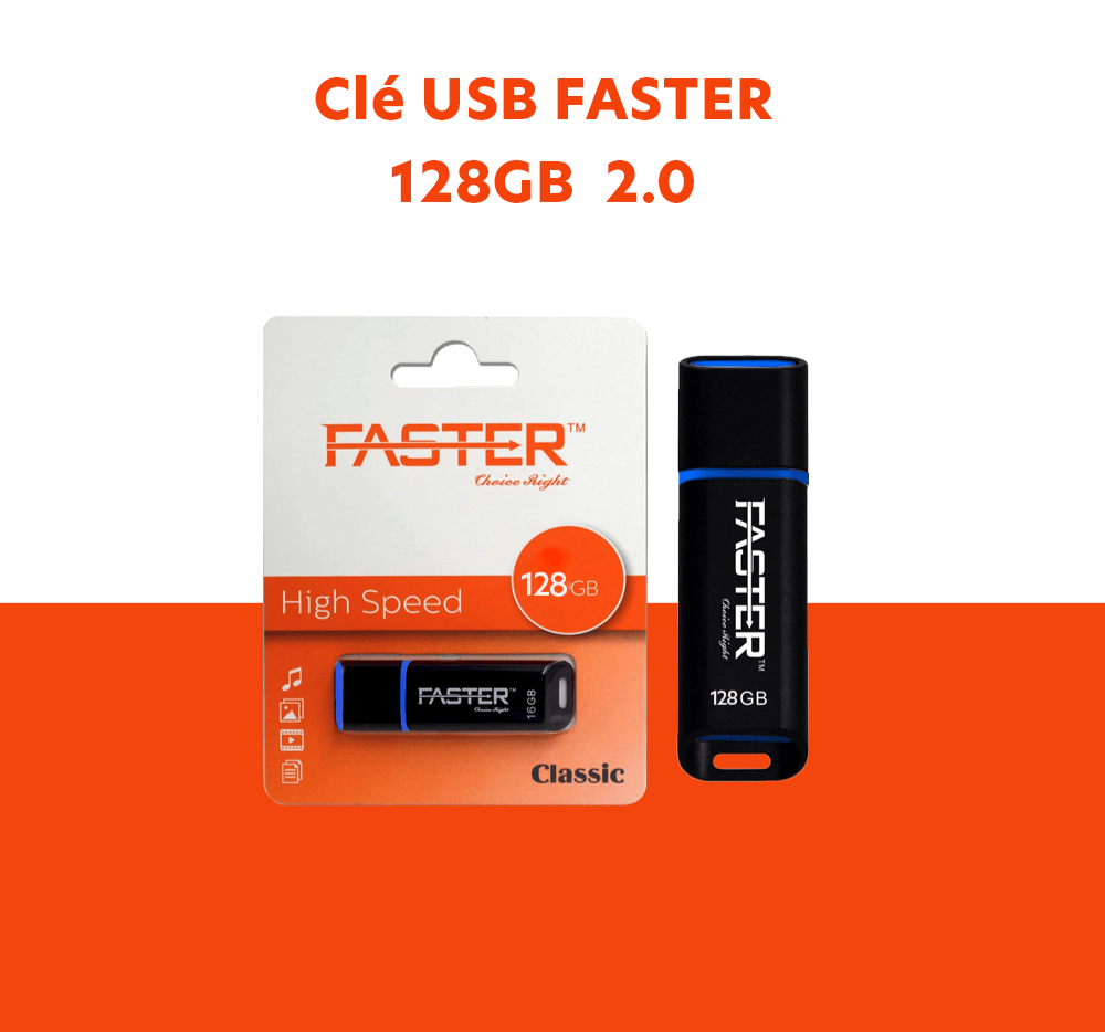 CLE USB 128GB FASTER