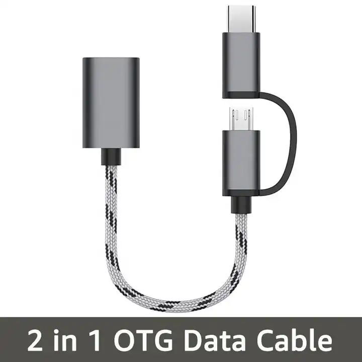 Câble adaptateur OTG 2 en 1