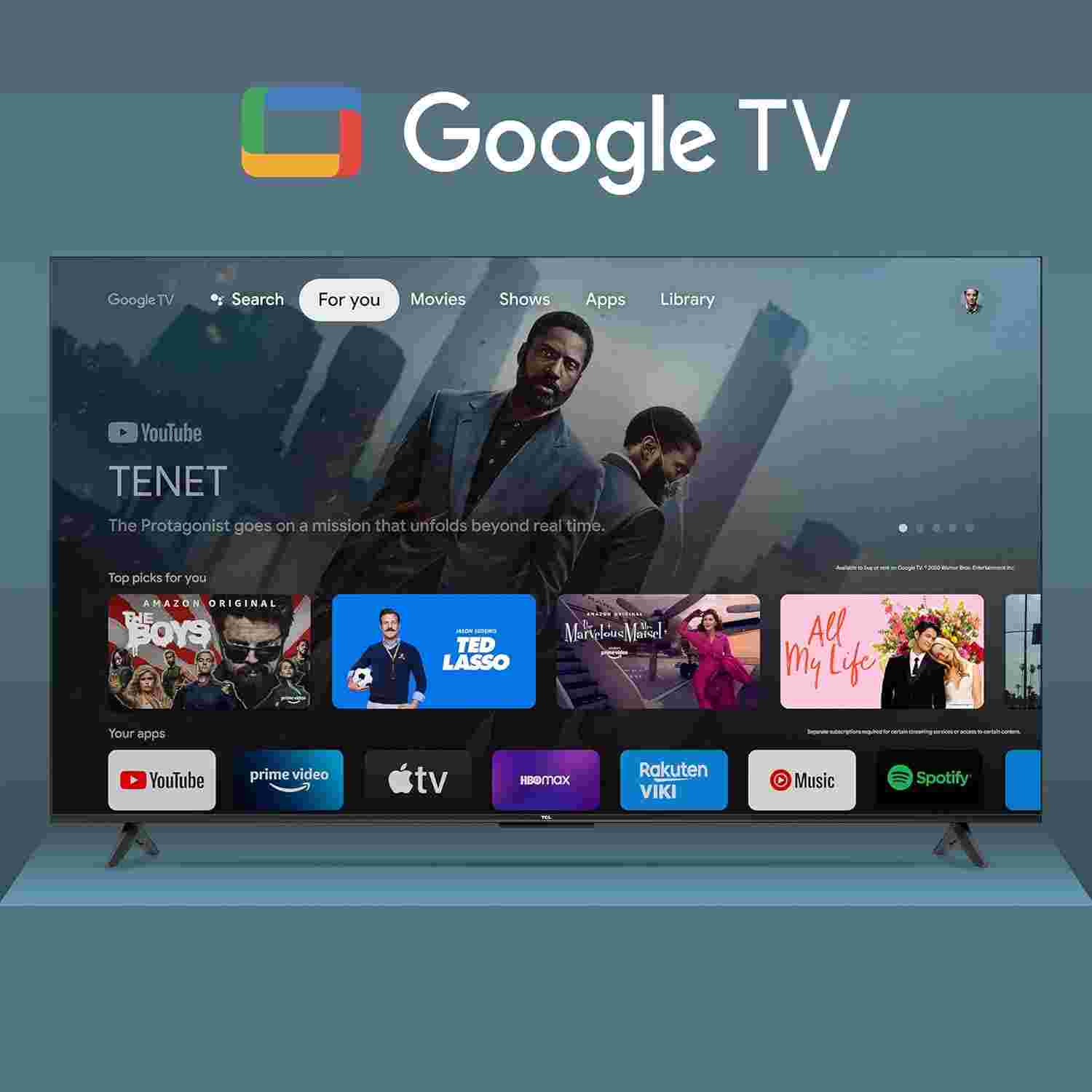 TV SMART -TCL- 65 pouces - 4K -UHD- QLED - Smart Google TV - Garantie 6 mois
