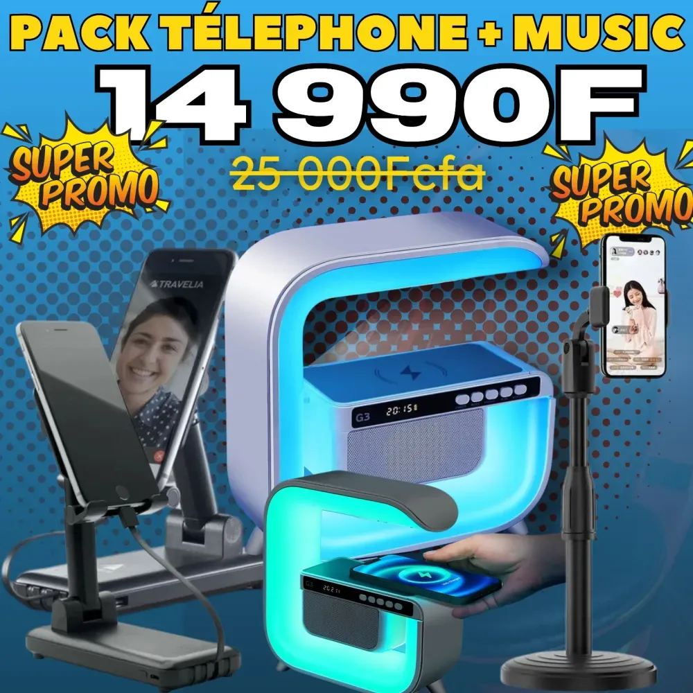 PACK TELEPHONE + MUSIC