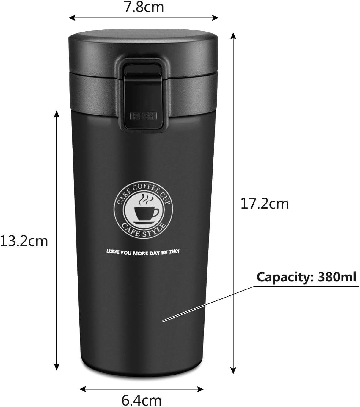 Thermos à café 350mL (vacuum insulation cup)