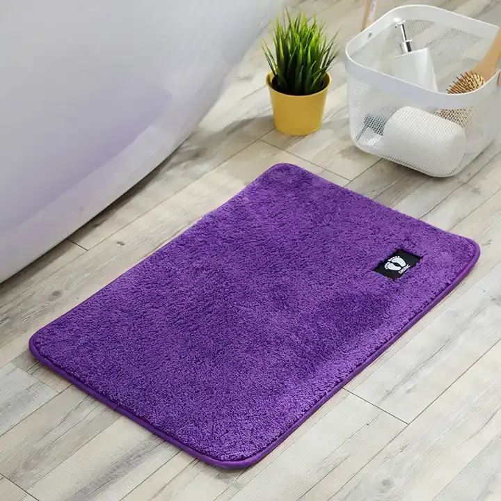 Tapis de sol absorbant pour porte de toilette