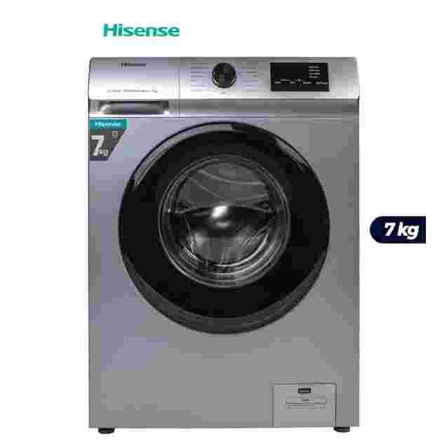 Machine à laver automatique - Hisense - WFVB7012 - 7kg - Gris - 6 Mois Garantie