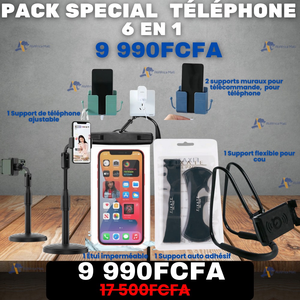 Spécial Promo Pack Téléphone 6 en 1